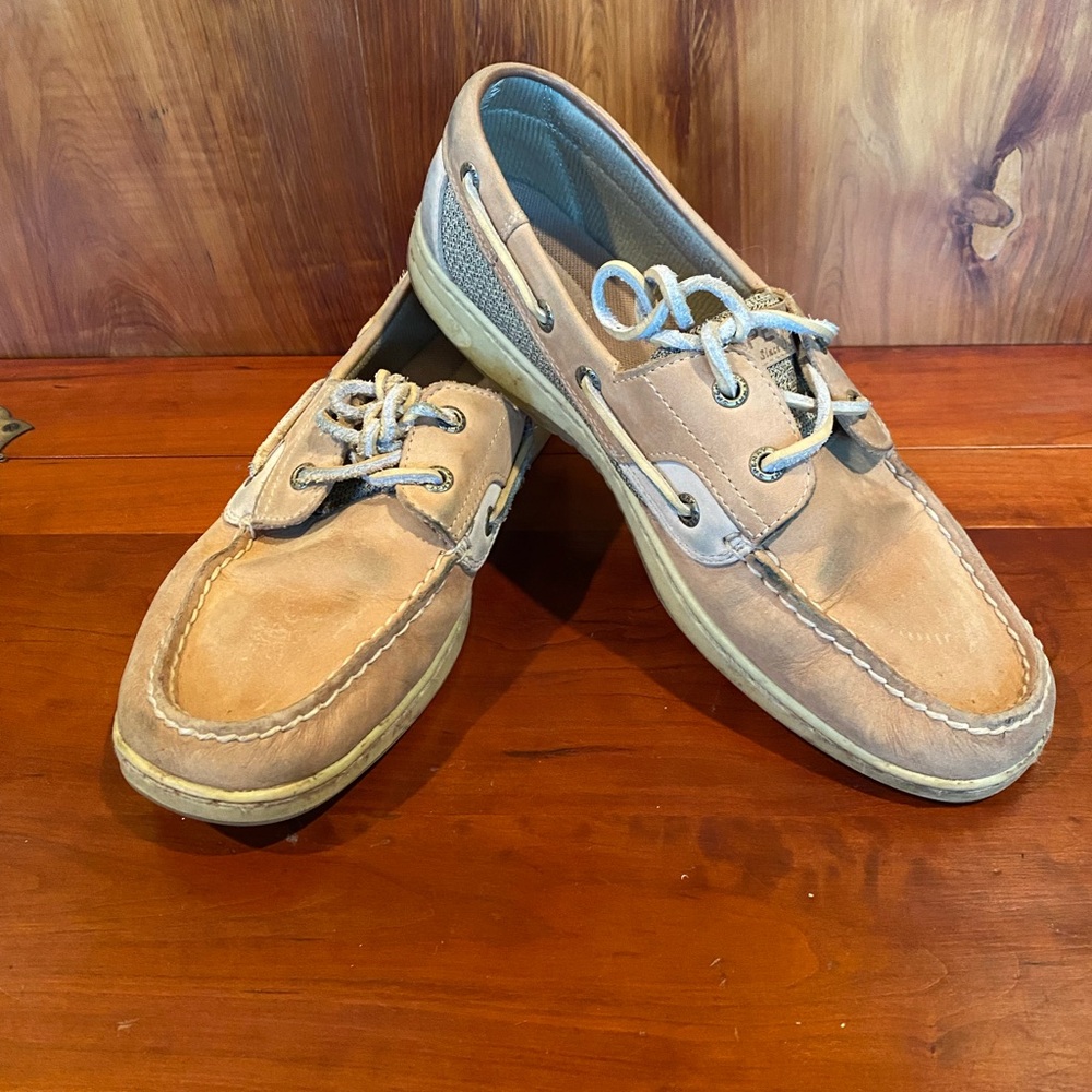 Sperry Tan Leather Loafers